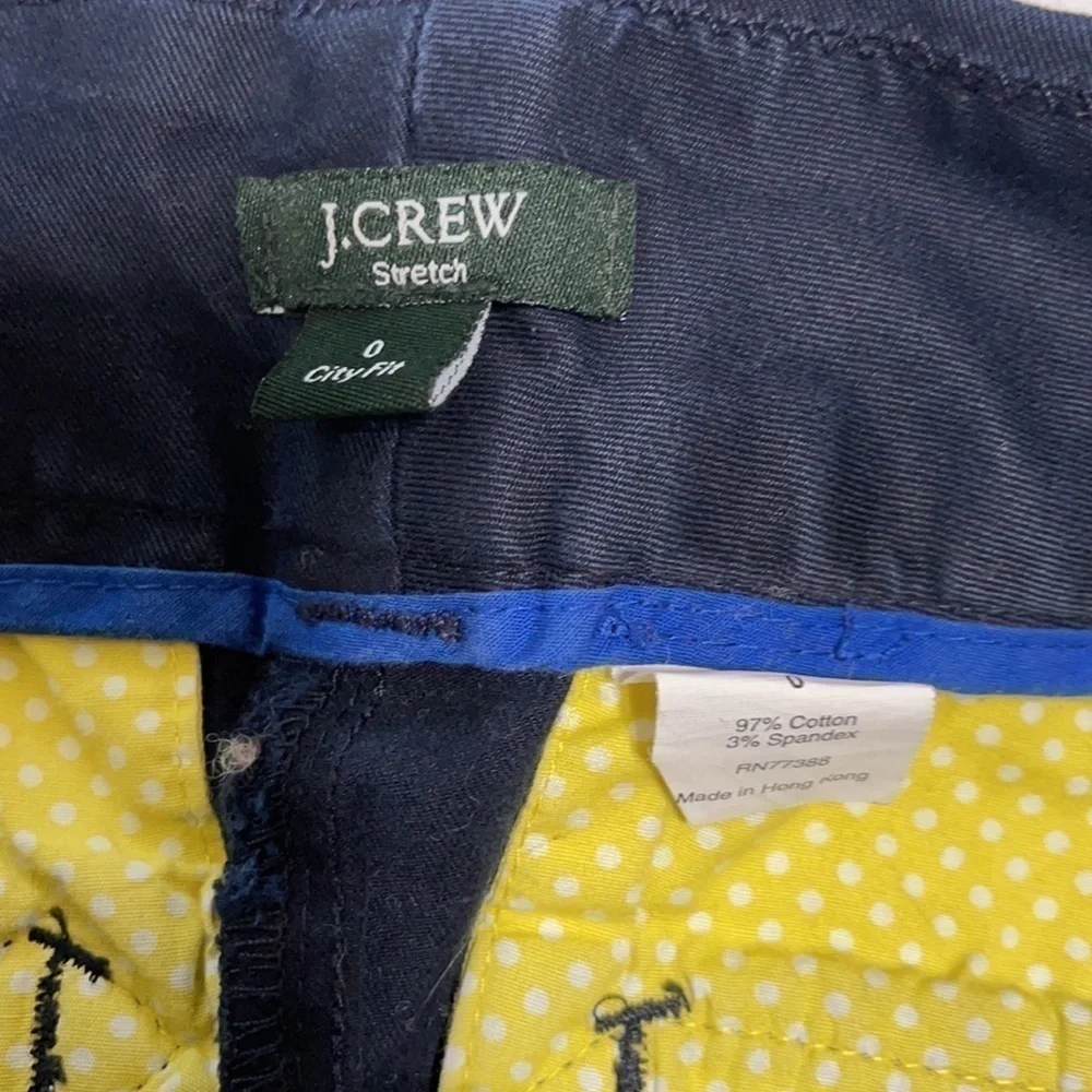J.Crew Woman Indigo City Fit Khaki Stretch Pants Size 0